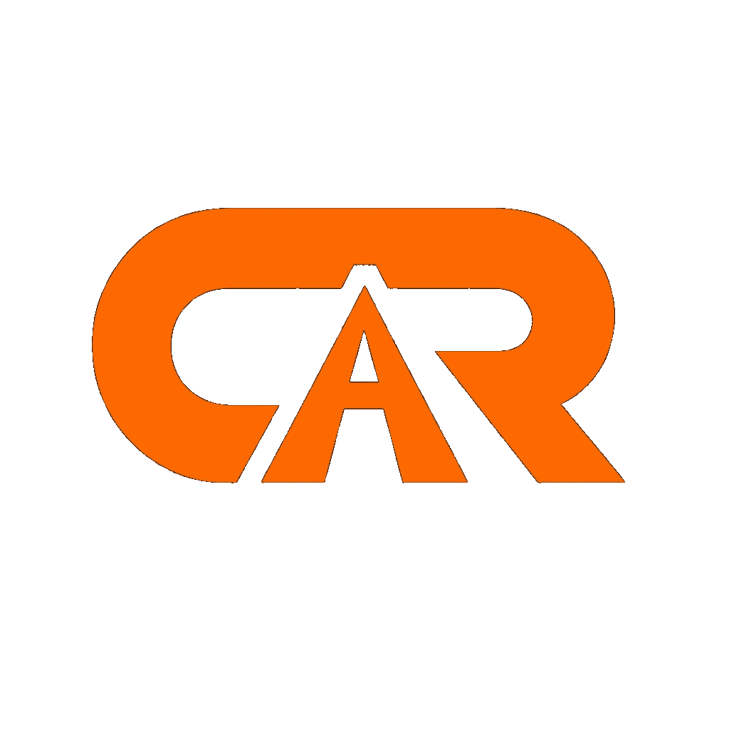 Logo Compagnon de la Route, lettres CAR, le A stylisé en route